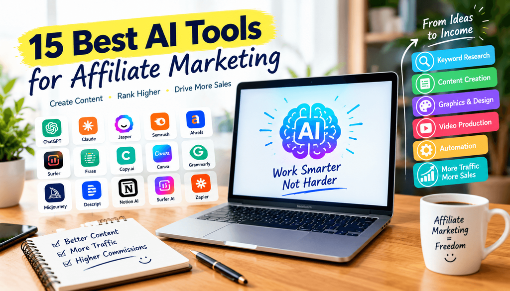 15 Best AI Tools for Affiliate Marketing in 2027