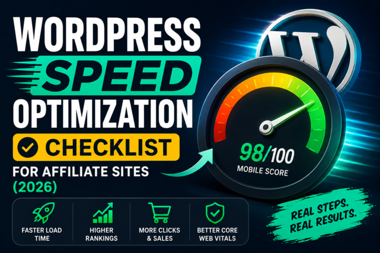 WordPress Speed Optimization Checklist for Affiliate Sites