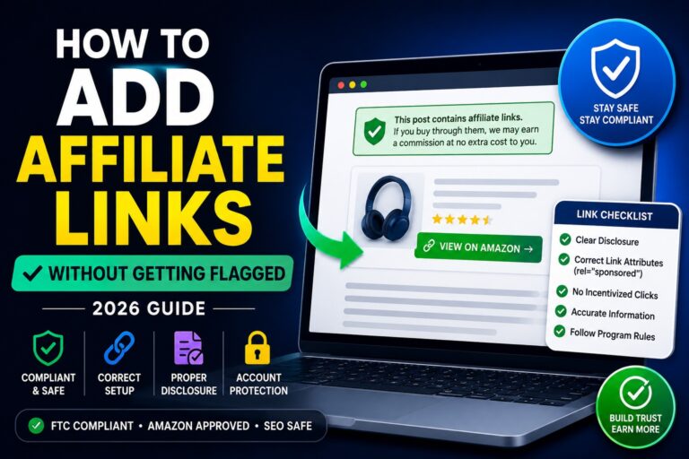 how to add affiliate links