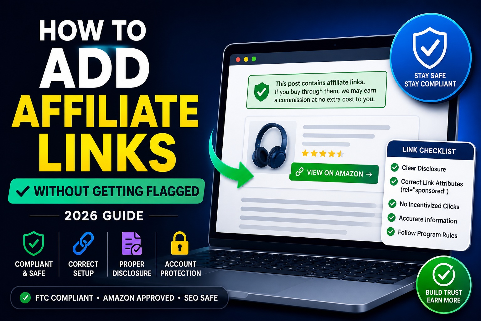 how to add affiliate links