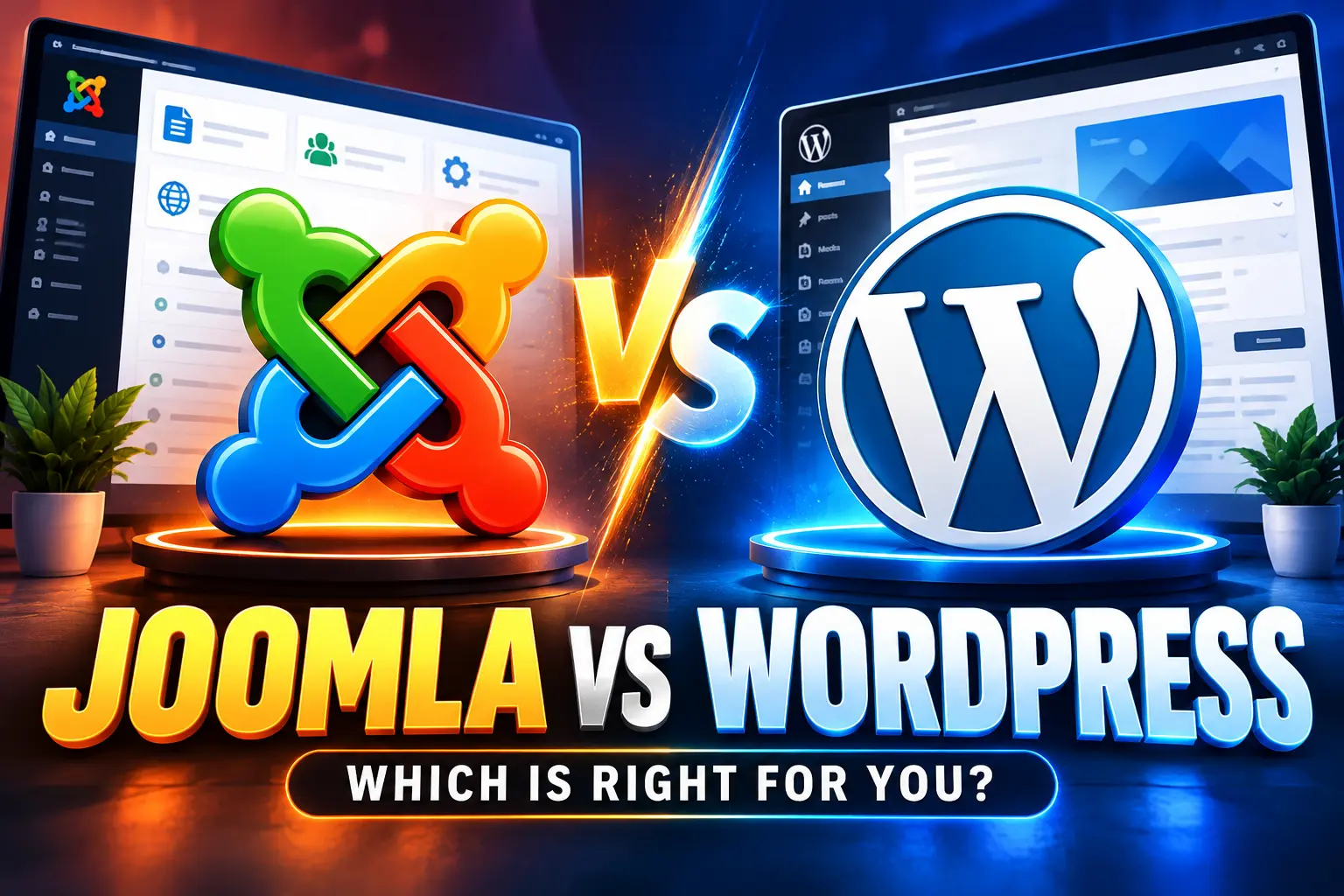 Joomla vs WordPress comparison